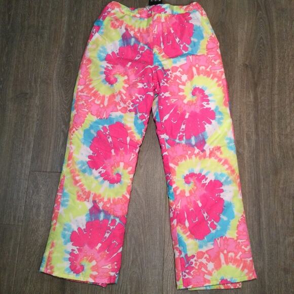 NEW The Children’s Place Girls Print Snow Pants in bright pink 16 - Picture 1 of 8